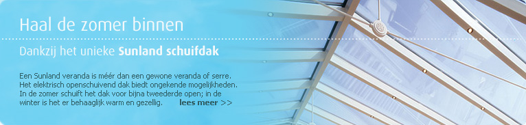 Sunland schuifdak veranda